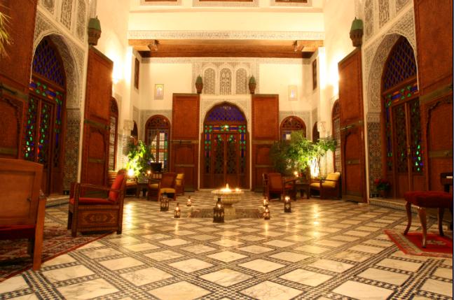 Riad "Dar Al Andalous" Hotel Fes Riad Fes : Images et Photos 