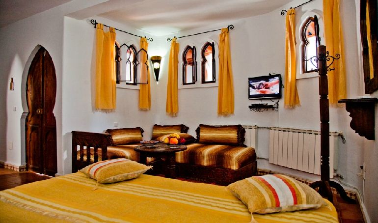 Hotel Dar Mounir Hotel Chefchaouen Riad Chefchaouen : Exemple de Suite