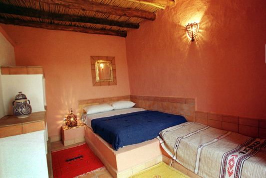 Riad les flamants roses Hotel Errachidia Riad Errachidia : Exemple de chambre